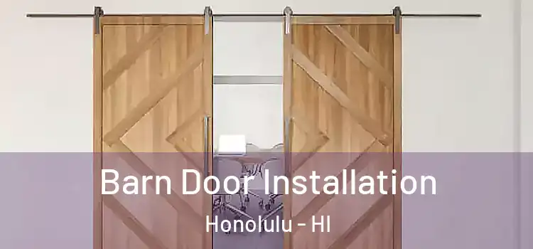  Barn Door Installation Honolulu - HI